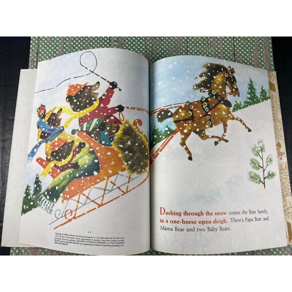 Jingle Bells A Little Golden Book 1964 Illustrated By J.P. Miller Vintage Childr - Picture 6 of 8